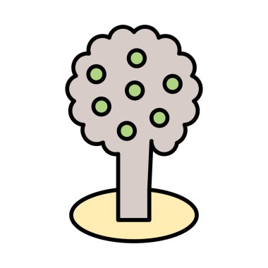 Meyve Ağacı Satırı Simge Tasarımı