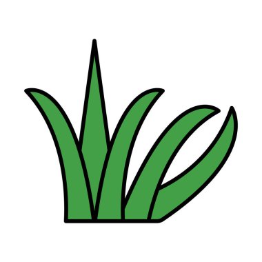 Çimen Satırı Doldurulmuş simge Tasarımı