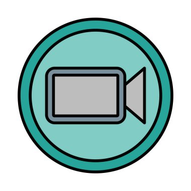 Görüntü Çağrısı Satırı Doldurulmuş Simge Tasarımı