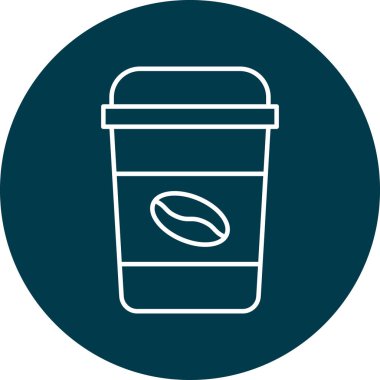 Kahve Kupası simgesi tasarım