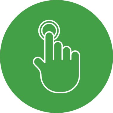 Tap Vector Icon Design
