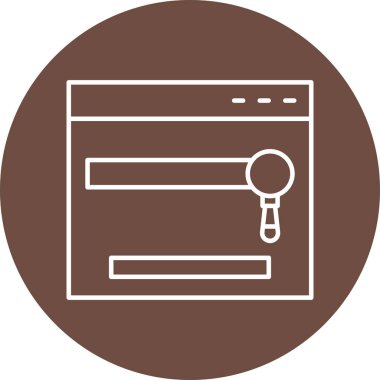 Arama vektör simgesi tasarım