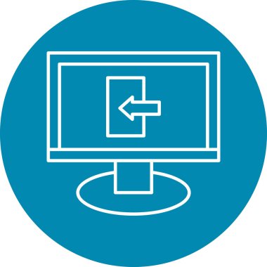 Login Vector Icon Design