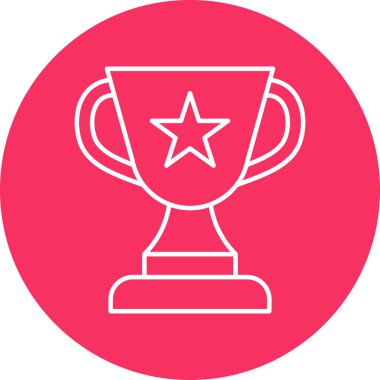 Trophy Vector Icon Design