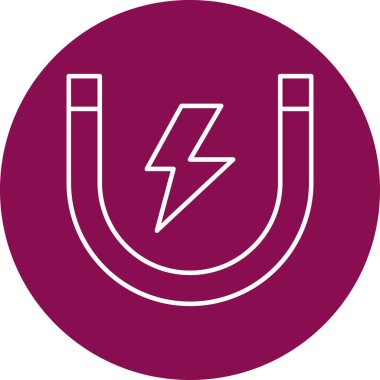 Mıknatıs vektör simgesi tasarım