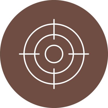 Hedef vektör simgesi tasarım