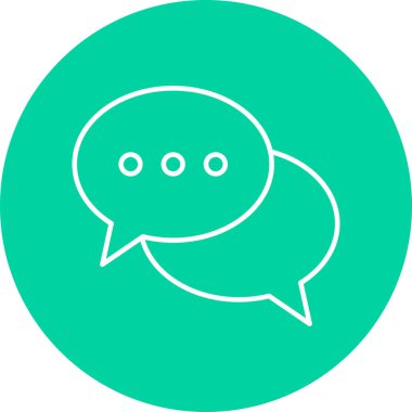 Conversation Vector Icon Design