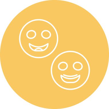 Emojis Vektör Simgesi Tasarımı