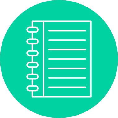Notebook Vector Icon Design