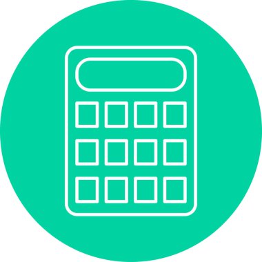 Hesap makinesi vektör simgesi tasarım