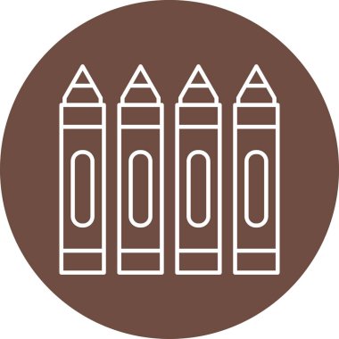 Crayons Vector Icon Design