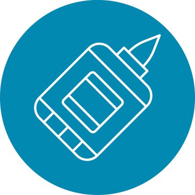 Sıvı Yapıştırıcı Vektör Simgesi Tasarımı