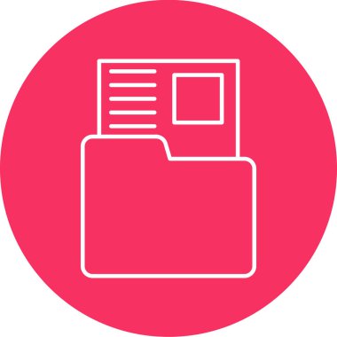 Dosya Vektörü Simgesi Tasarımı