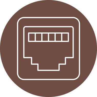 Rj45 Vector Icon Design