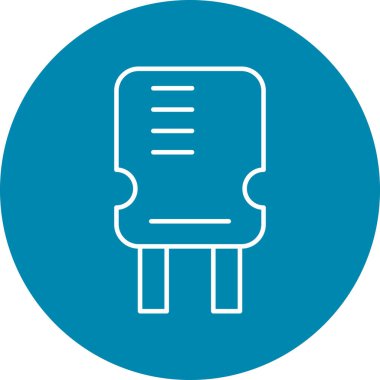 Capacitor Vector Icon Design