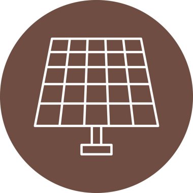 Solar Panel Vector Icon Design