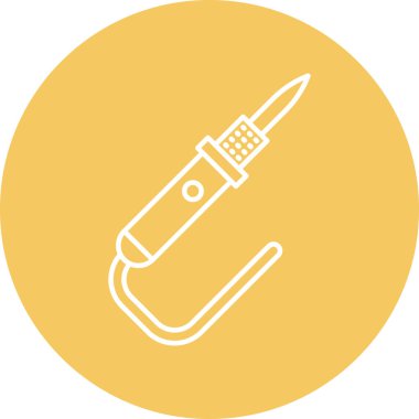 Soldering Iron Vector Icon Design