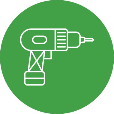 Hand Drill Vector Icon Design