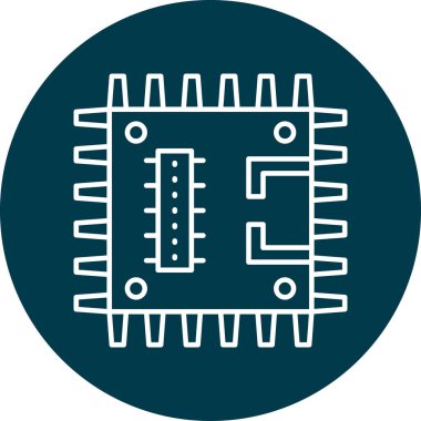 Devre Tahtası Vektör Simgesi Tasarımı