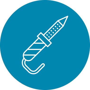 Soldering Iron Vector Icon Design
