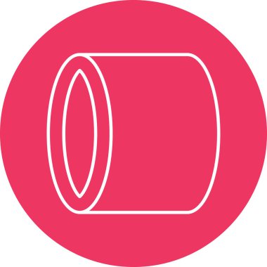 Metal Bobin Vektör Simgesi Tasarımı