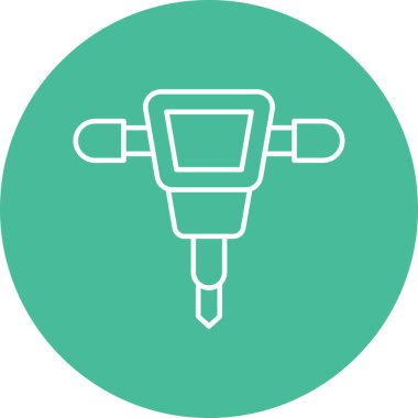 Jackhammer Vector Icon Design
