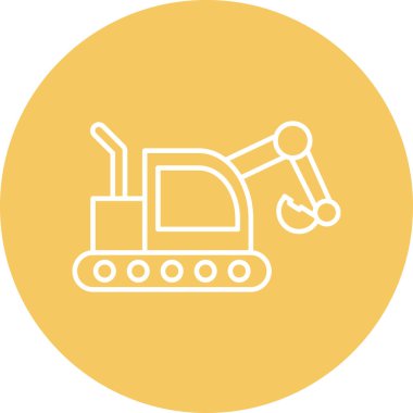 Kazı Vektörü Simgesi Tasarımı