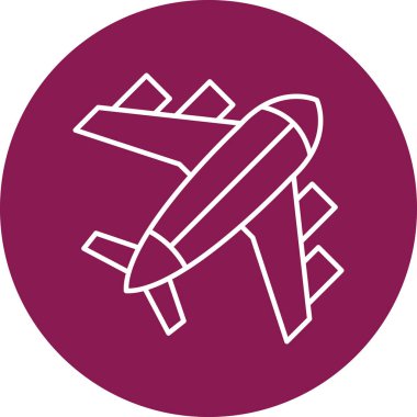 Airplane Vector Icon Design