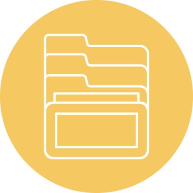 Arşiv Vektörü Simgesi Tasarımı