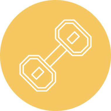 Dumbbell vektör simgesi tasarım