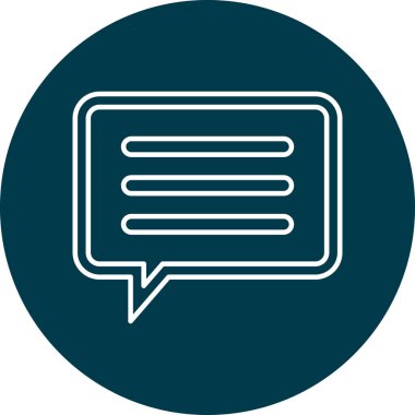 İleti vektör simgesi tasarım