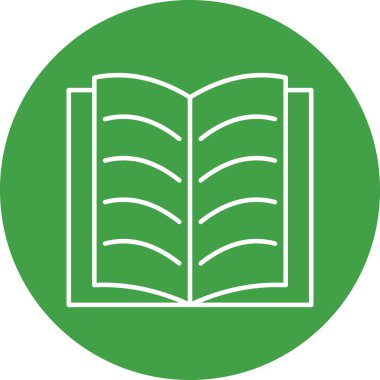 Kitap Vektörü Simgesi Tasarımı
