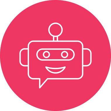 Chatbot Vector Icon Design