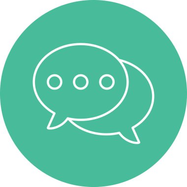 Konuşma kabarcığı vektör tasarımı