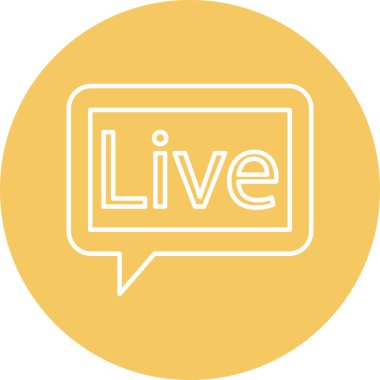 Live Chat Vector Icon Design