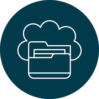 Cloud Computing Vector Icon Design