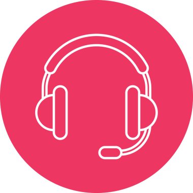Headphones Vector Icon Design