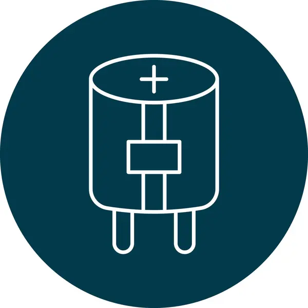 Capacitor Vector Icon Design