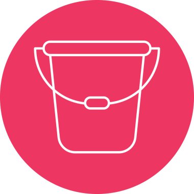 Kişisel ve Ticari Kullanım İçin Su kovası Simgesi Tasarımı