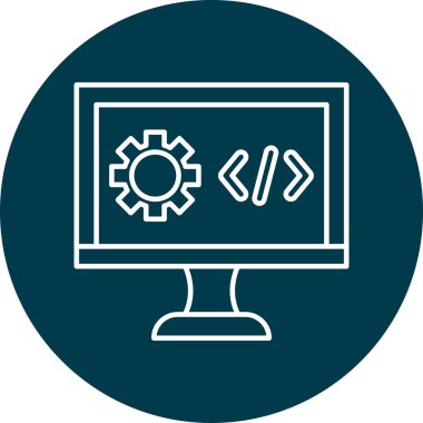 Kişisel ve Ticari Kullanım İçin Web Geliştirme Simgesi Tasarımı