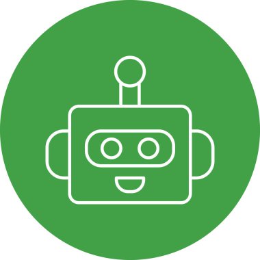 Chatbot Simgesi Kişisel ve Ticari Kullanım Tasarımı