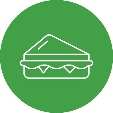 Kişisel ve Ticari Kullanım için Sandviç Simgesi Tasarımı