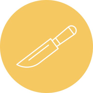 Şef Bıçak Simgesi Kişisel ve Ticari Kullanım İçin Tasarım