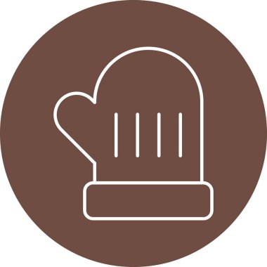 Kişisel ve Ticari Kullanım İçin Mitten Simge Tasarımı