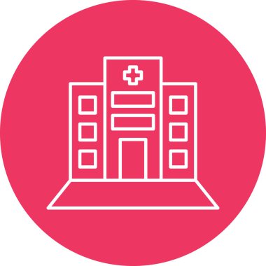 Kişisel ve Ticari Kullanım İçin Hastane Simgesi Tasarımı