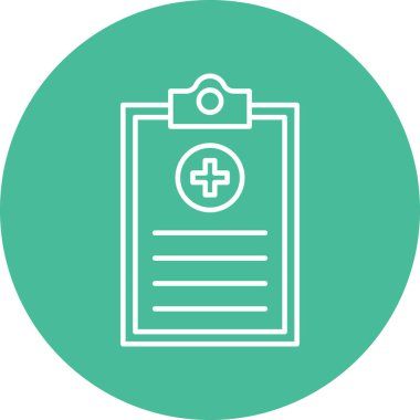 Kişisel ve ticari kullanım için Tıbbi Rapor Simgesi Tasarımı