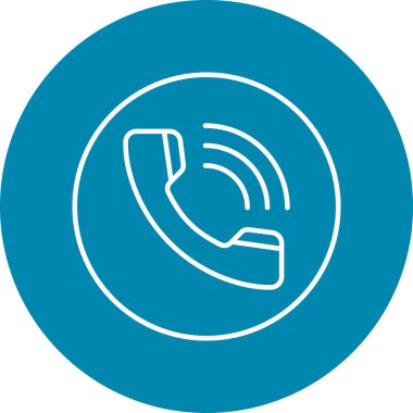 Kişisel ve ticari kullanım için Telefon Çağrısı Simgesi Tasarımı
