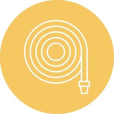 Kişisel ve Ticari Kullanım İçin Yangın Hortumu Simgesi Tasarımı