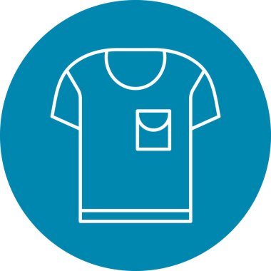 Kişisel ve ticari kullanım için Tişört Simgesi Tasarımı