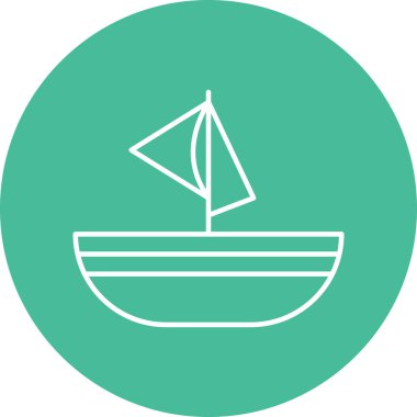Kişisel ve Ticari Kullanım için Tekne Simgesi Tasarımı